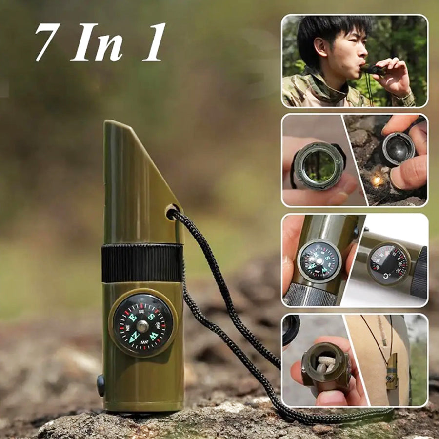 Multi-function Survival Whistle 7 In 1